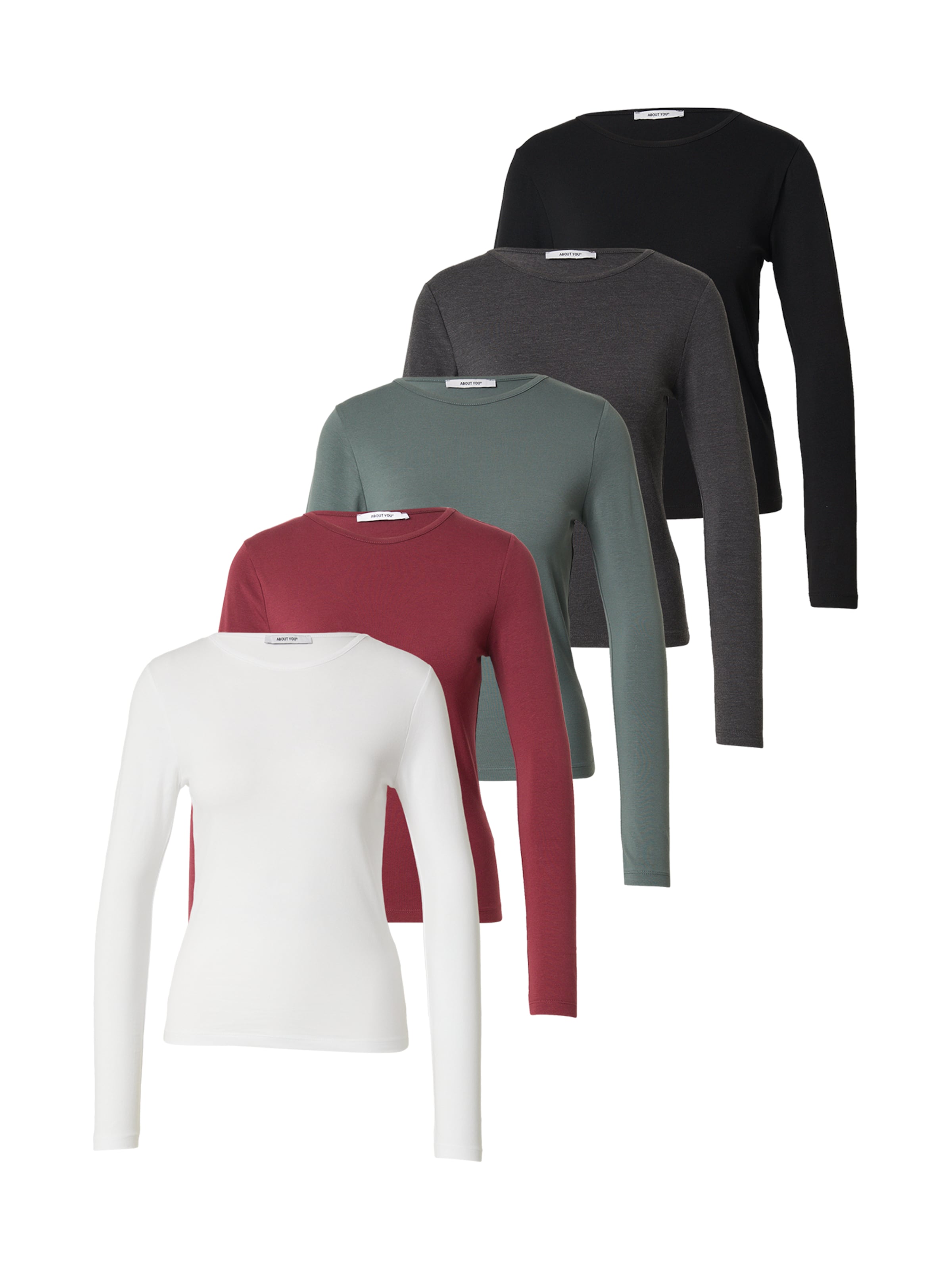 ABOUT YOU Póló 'Laurina' - szürke: elől