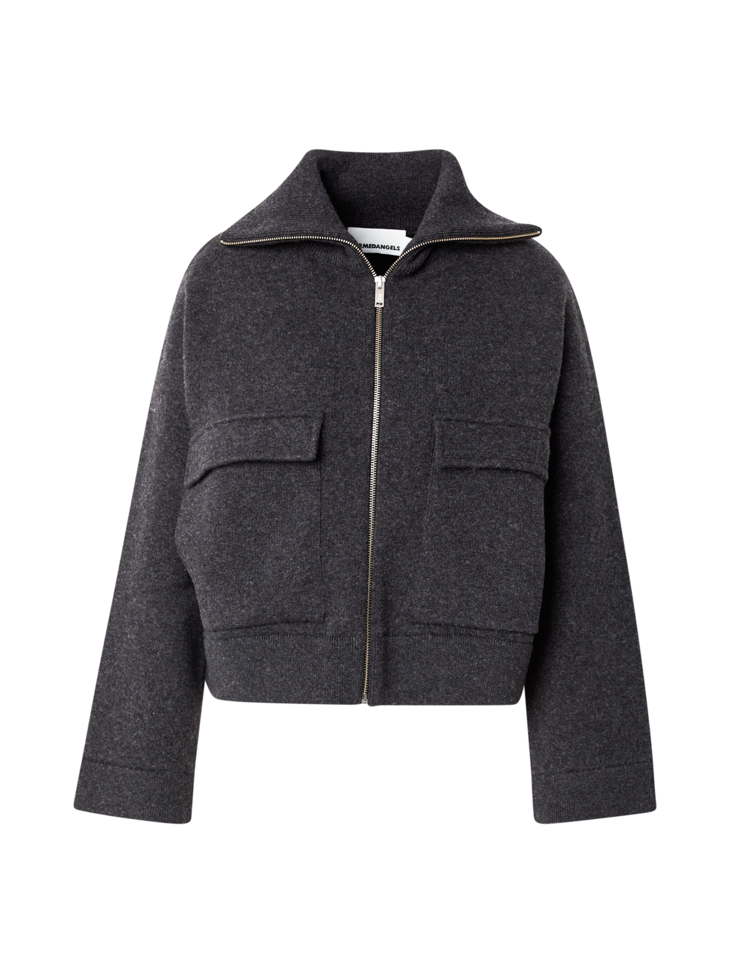 ARMEDANGELS Kampsun 'JOANNA', värv hall: eest vaates