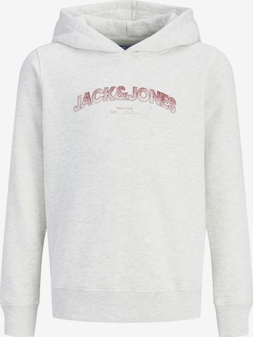 Jack & Jones Junior Sweatshirt 'JJAVERY' i vit: framsida