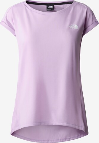 THE NORTH FACE Sportshirt in Lila: predná strana