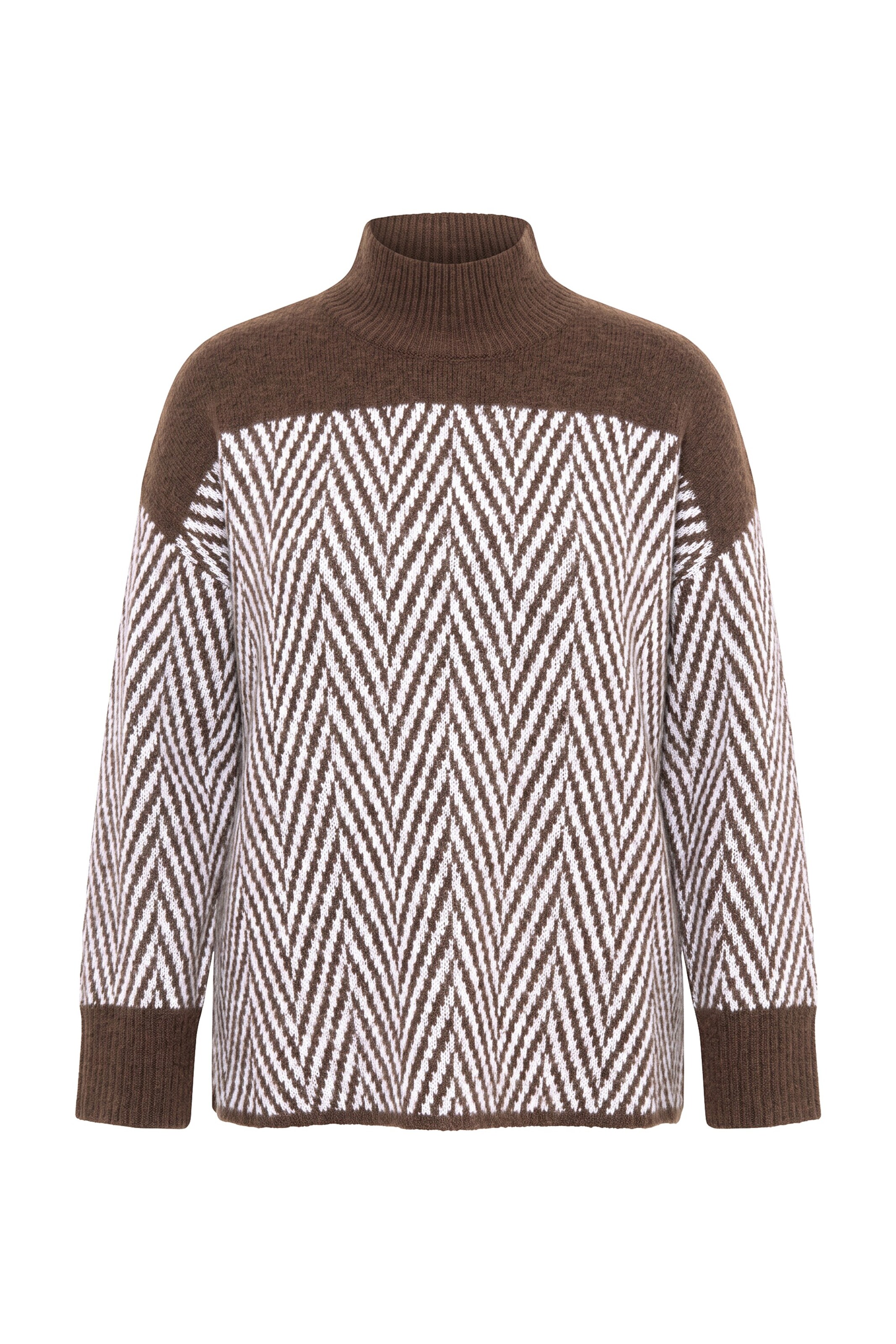 MIAMODA Pullover in Braun: Vorderseite
