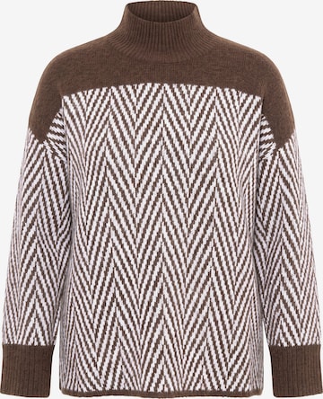 MIAMODA Pullover in Braun: Vorderseite