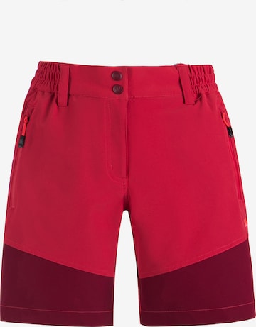 Whistler Trekkingshorts 'LALA W ACTIV STRETCH' in Rot: predná strana