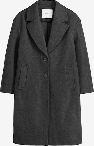 Manteau mi-saison Bershka en gris : devant