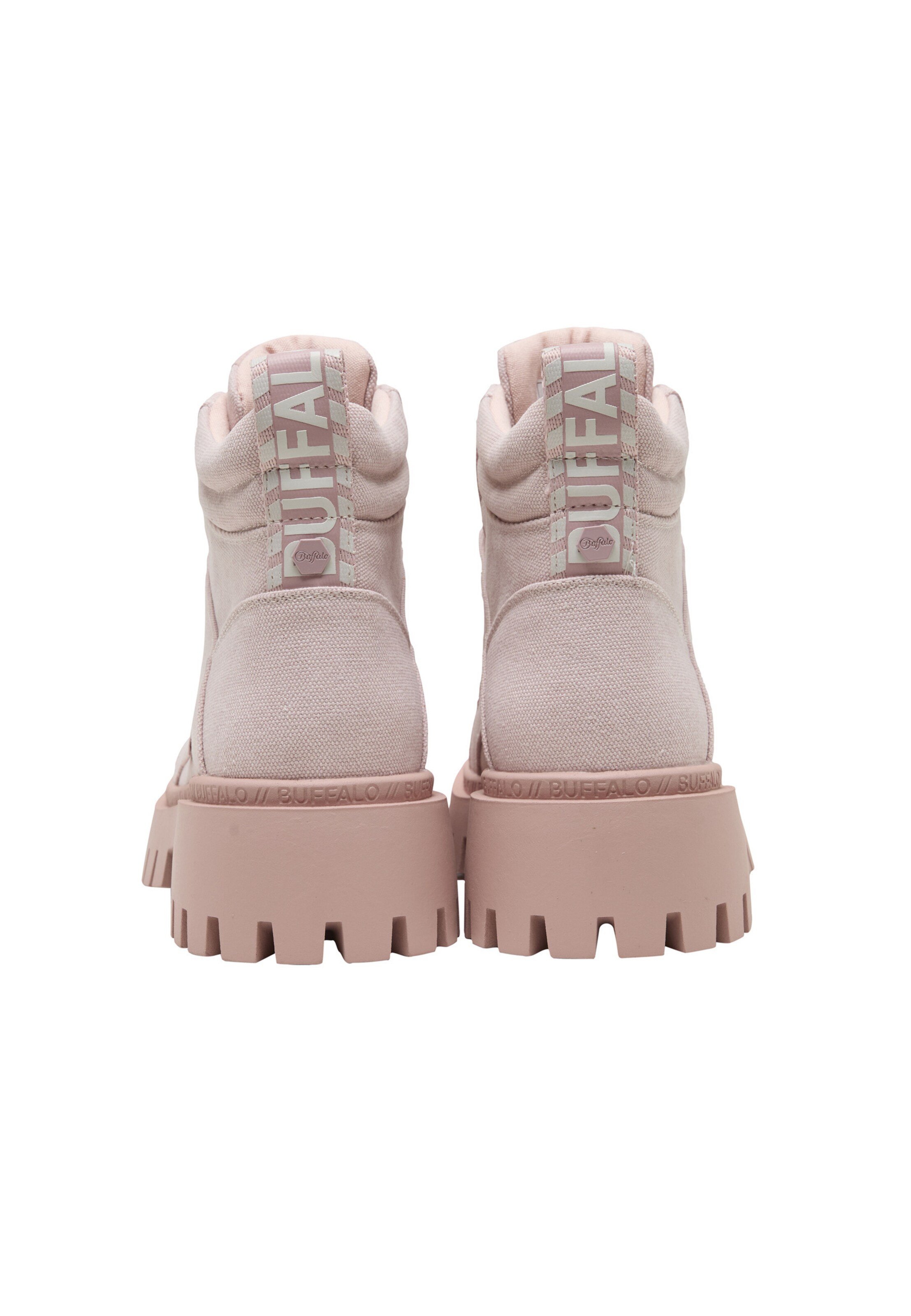 BUFFALO Schnürstiefelette 'ZANOS' in Pink