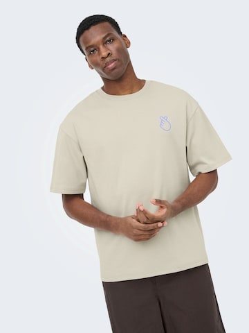 pilka Only & Sons Marškinėliai 'ONSCASPIAN AIRFLEX AMORE'