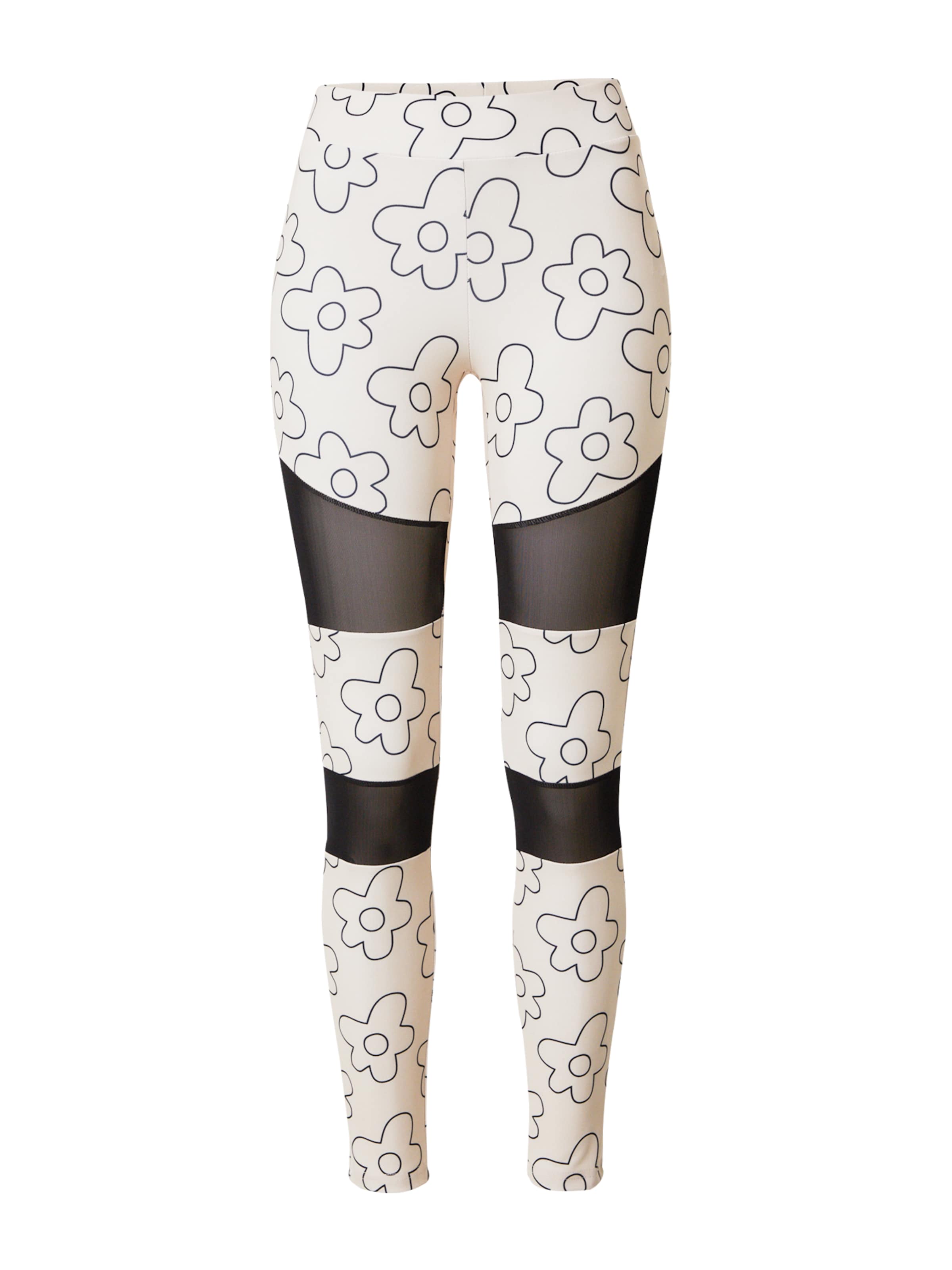 Skinny Leggings Urban Classics en blanc : devant