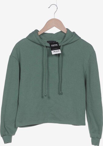 PIECES Sweatshirt & Zip-Up Hoodie in XS in Green: front