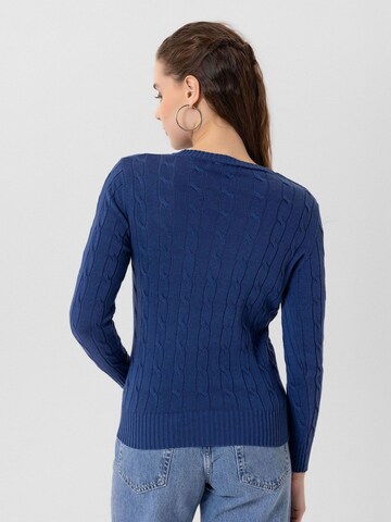 Jacey Quinn - Pullover 'Emelia' em azul