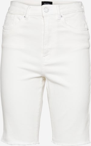 Jean 'LOA FAITH' VERO MODA en blanc : devant