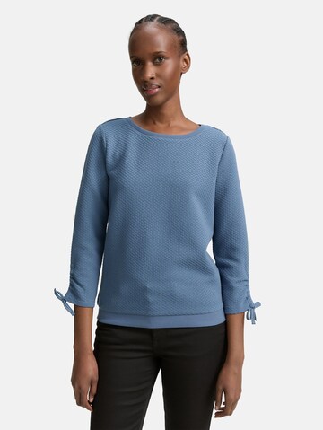 Sweat-shirt TOM TAILOR DENIM en bleu : devant