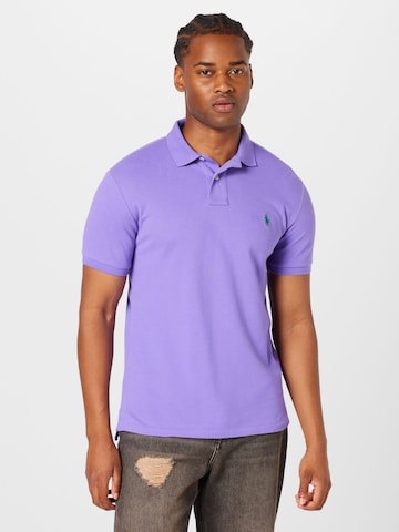 Polo Ralph Lauren Klasický střih Tričko – fialová: přední strana
