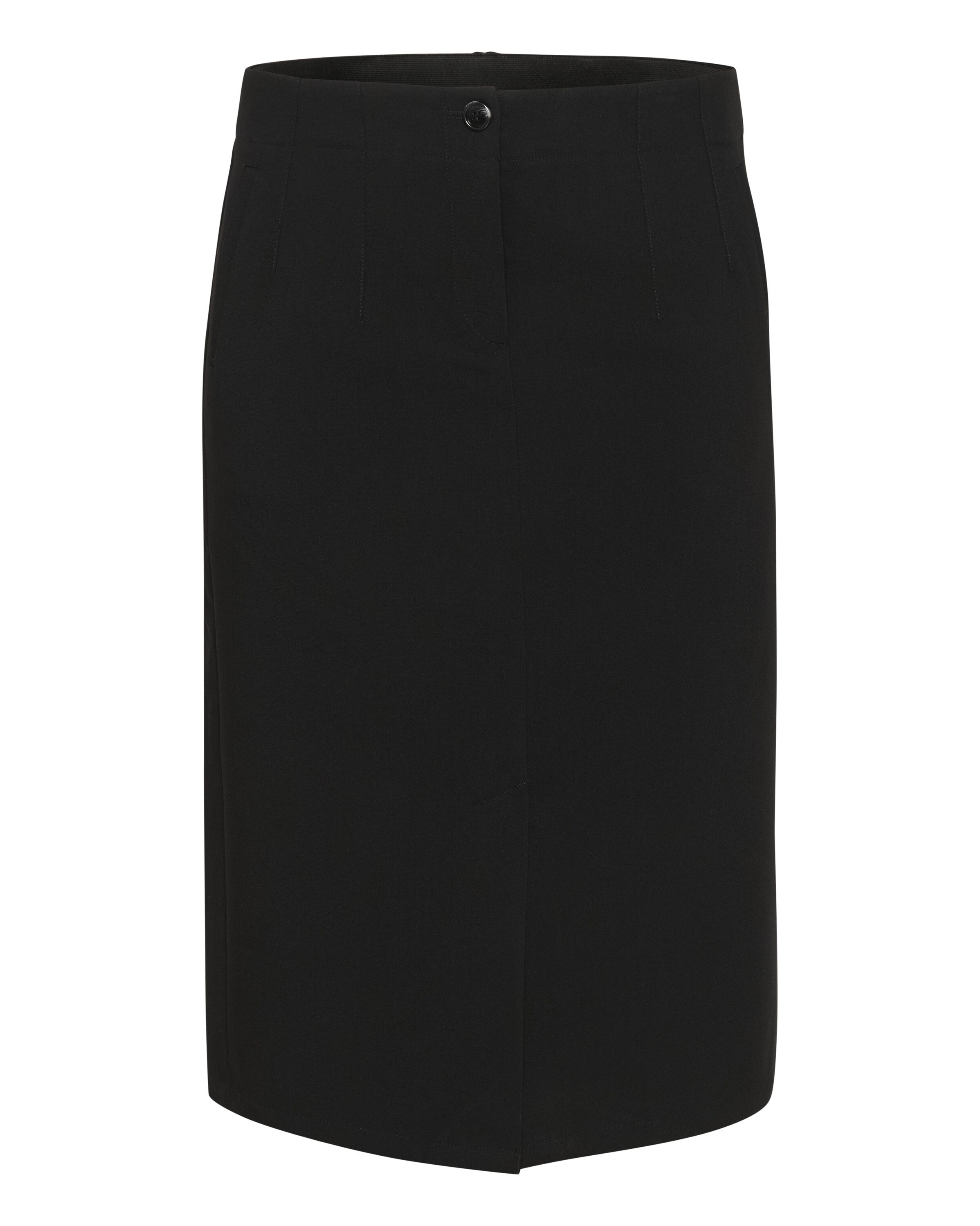 KAFFE CURVE Rock 'Elia' in Schwarz: Vorderseite