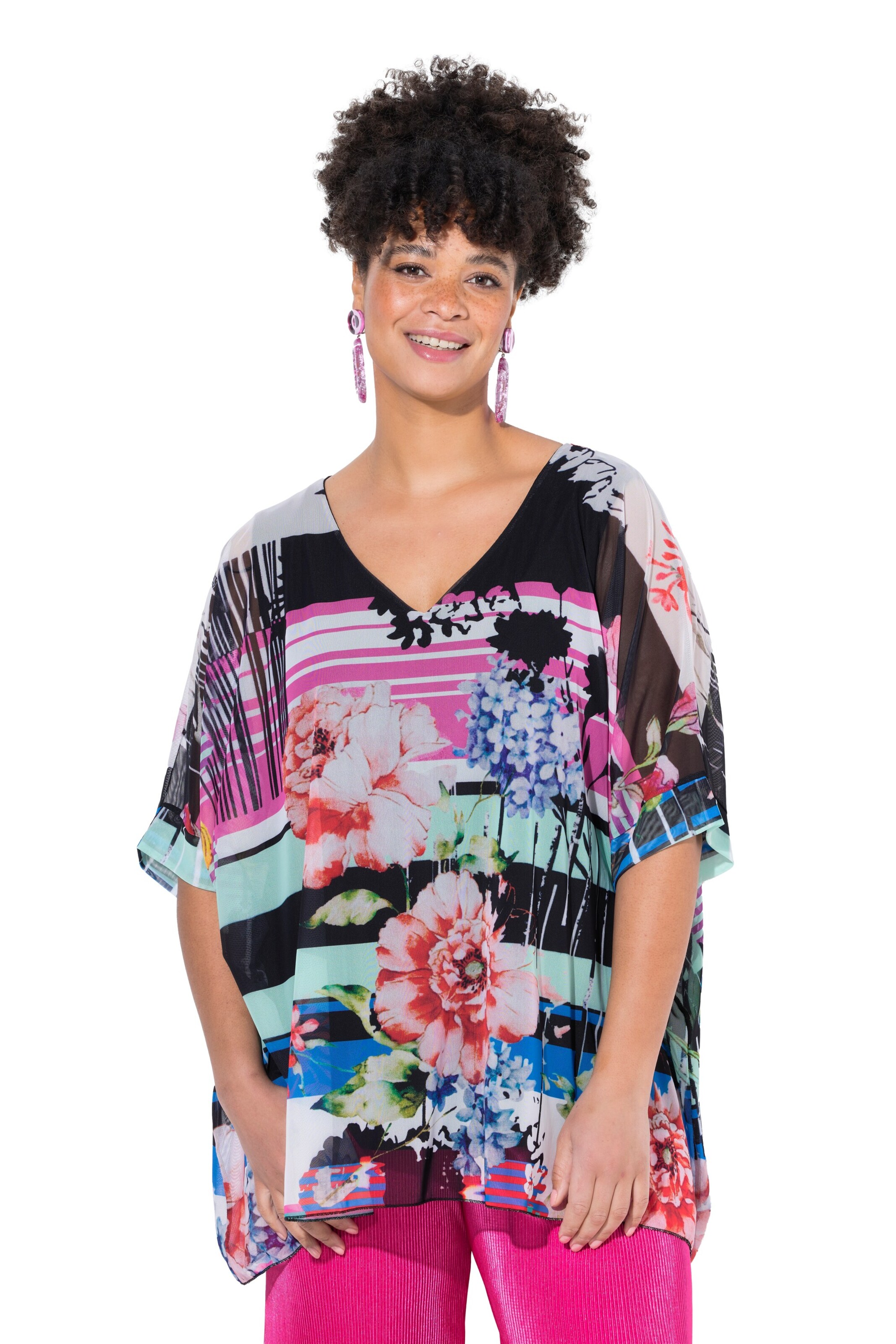 MIAMODA Blouse in Black: front