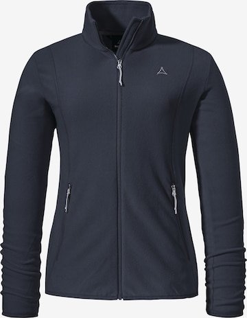 Schöffel Funktionsfleecejacke 'Ash' in Schwarz: Vorderseite