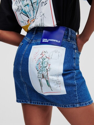 KARL LAGERFELD JEANS Rock in Blau