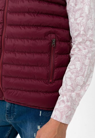 Gilet Jimmy Sanders en rouge