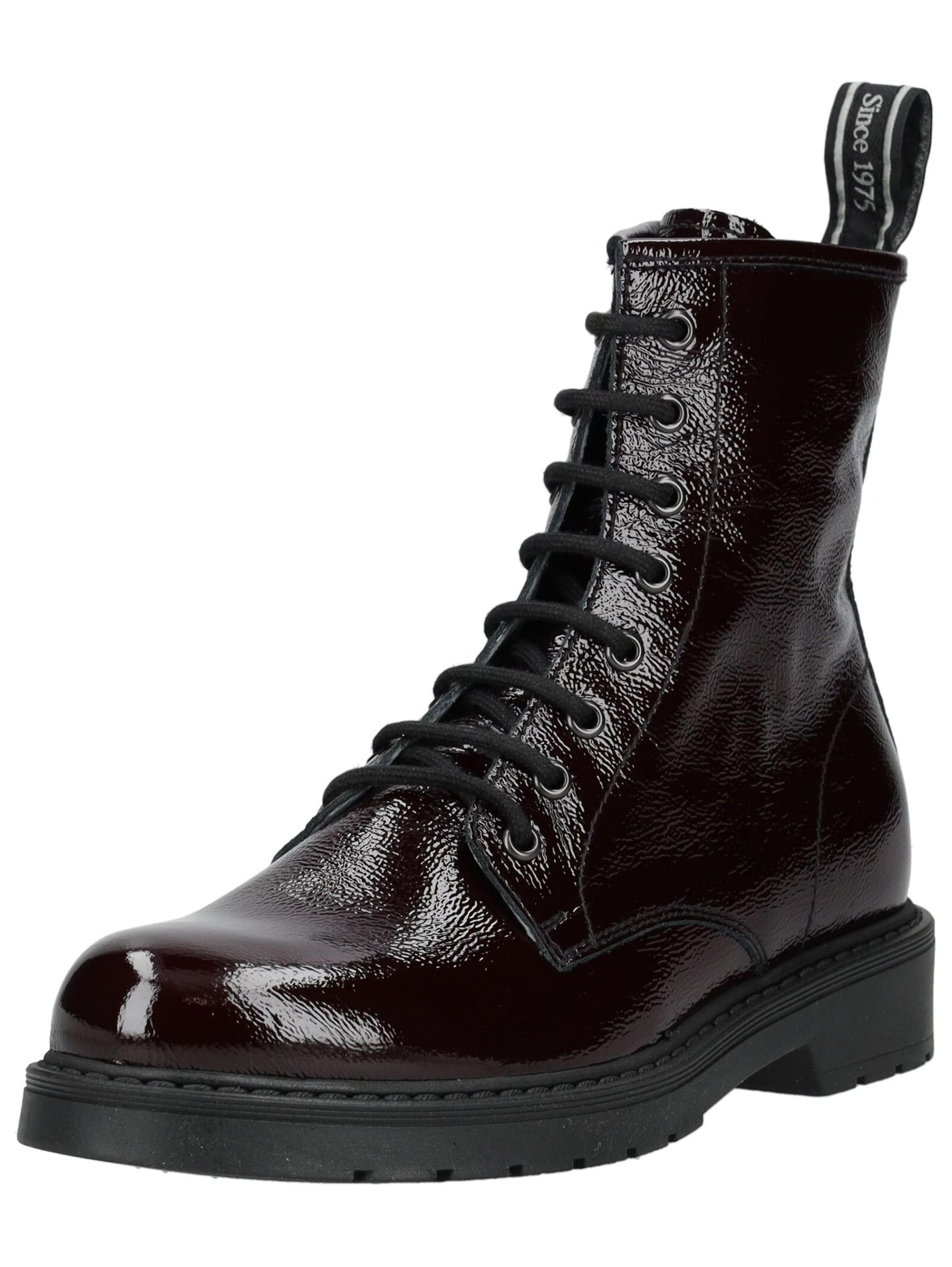 Bottines à lacets Nero Giardini en rouge : devant