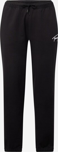 Pantaloni Tommy Jeans pe negru / alb, Vizualizare produs