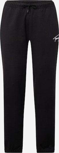 Tommy Jeans Pantalon en noir / blanc, Vue avec produit