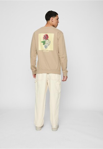 MT Men Sweatshirt 'Wasted Youth' in Beige