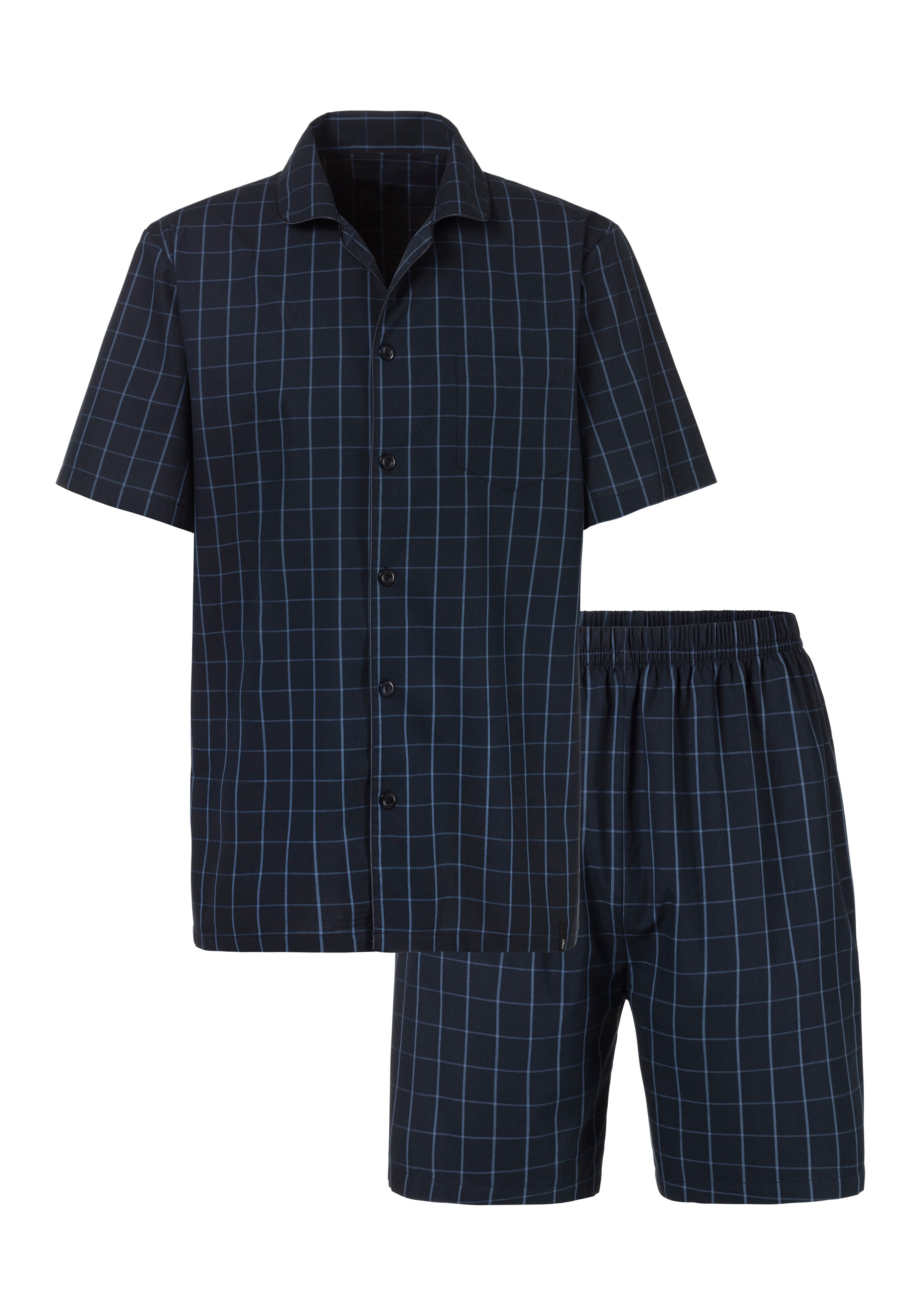 s.Oliver Krátke pyžamo - Modrá: predná strana