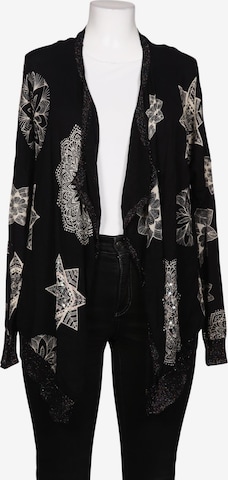 Desigual Strickjacke XL in Schwarz: Vorderseite