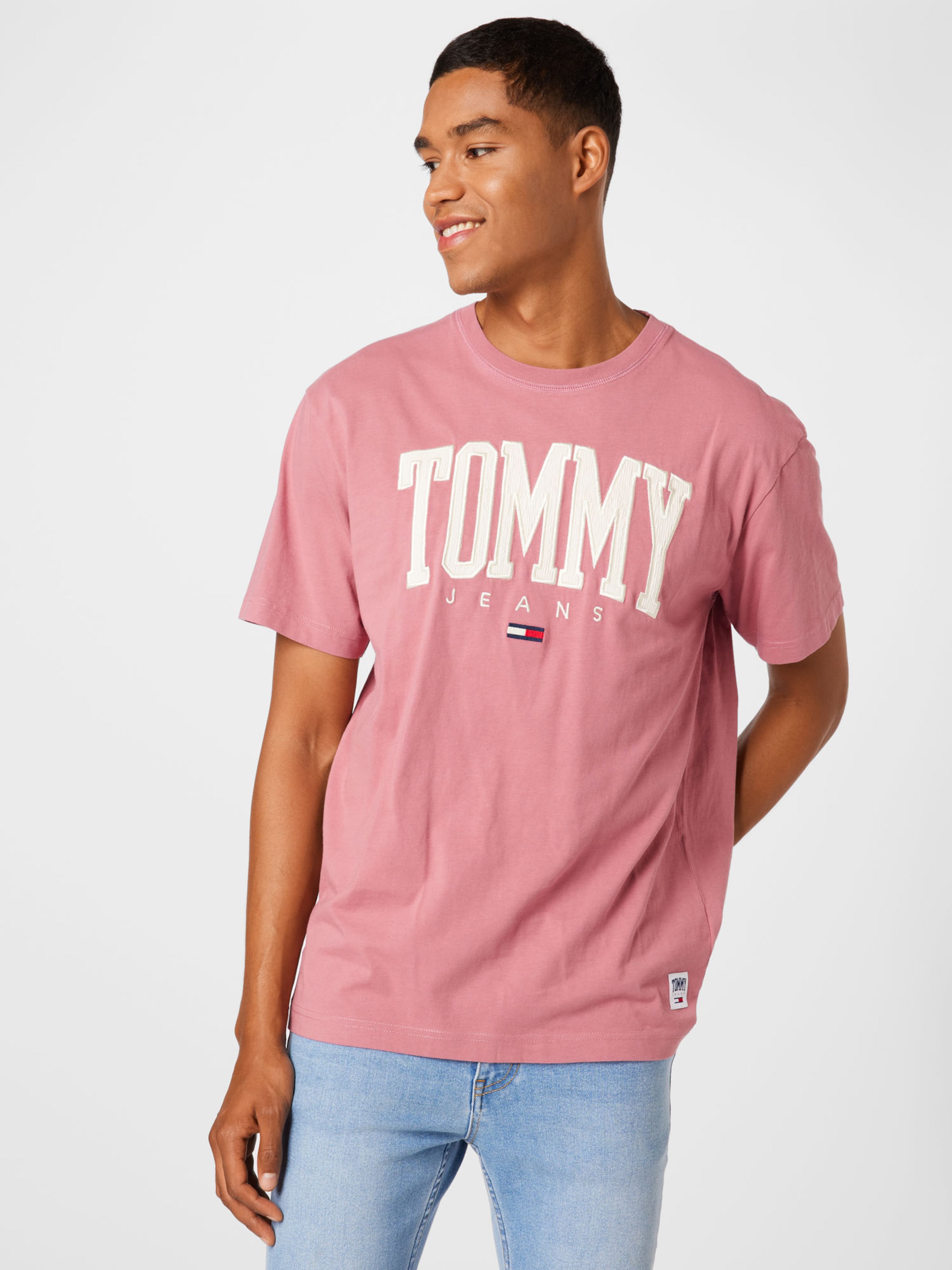 pink tommy jeans top