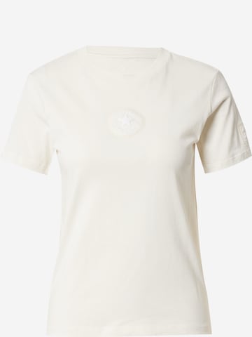 CONVERSE - Camiseta en beige: frente