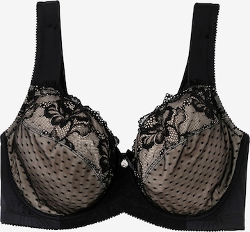 SHEEGO Bra in Black: front