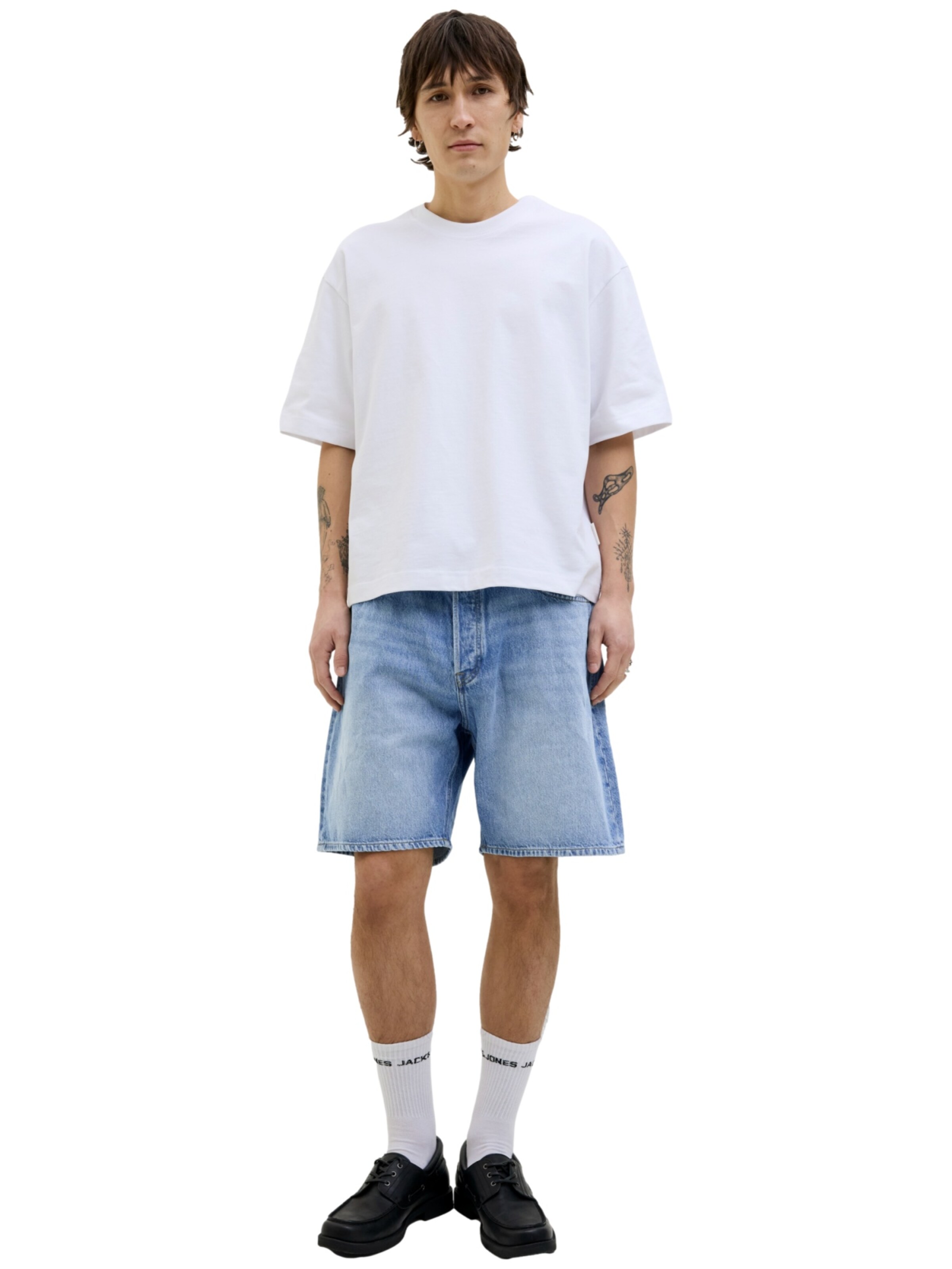 mėlyna JACK & JONES Laisvas Kelnės 'JJITONY JJORIGINAL SHORTS SBD 210 SN'