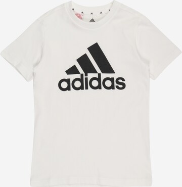 ADIDAS SPORTSWEAR Sportshirt 'Essentials' in Weiß: predná strana