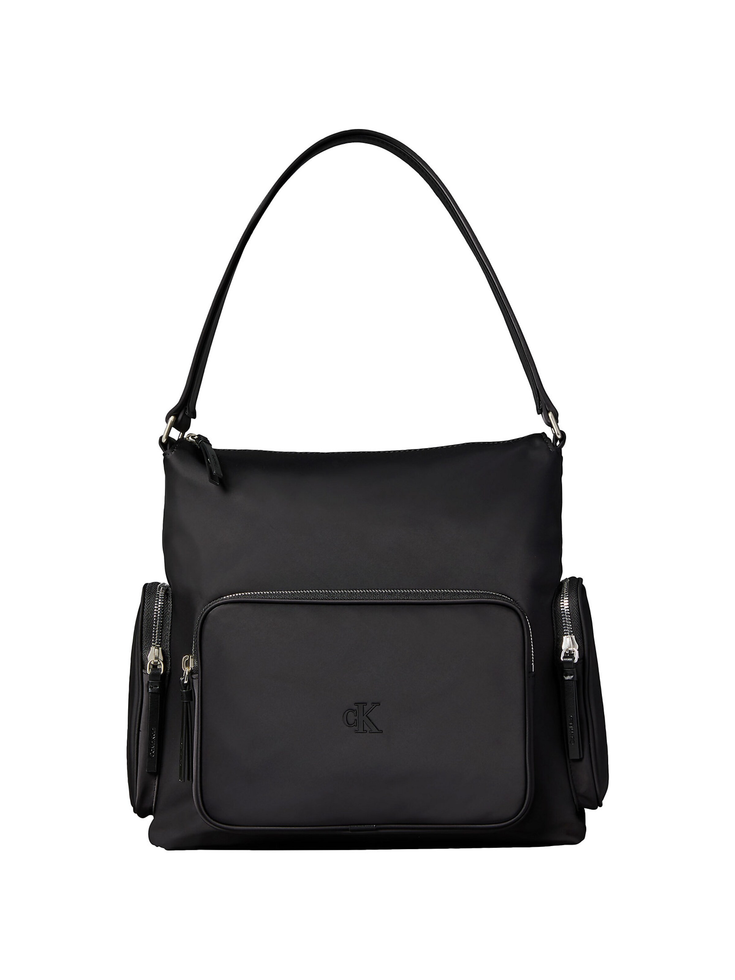 Calvin Klein Schultertasche in Schwarz: Vorderseite