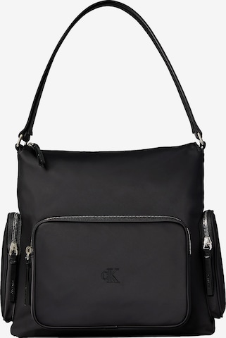 Sac bandoulière Calvin Klein en noir : devant