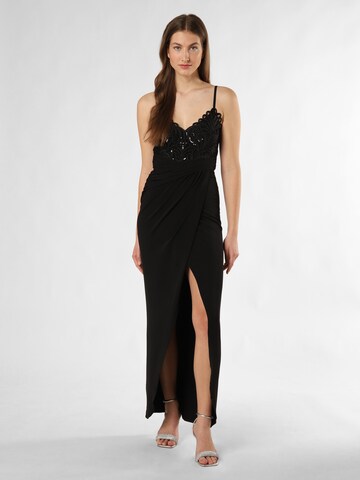 Lipsy Evening Dress in Black: front