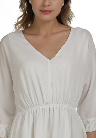 DreiMaster Klassik Shirt Dress in White