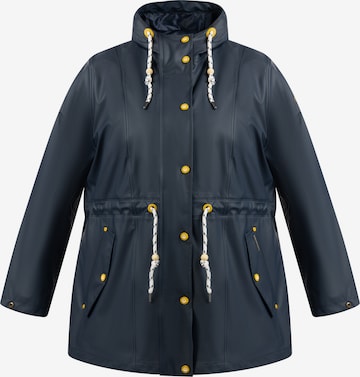 Schmuddelwedda Raincoat in Blue: front