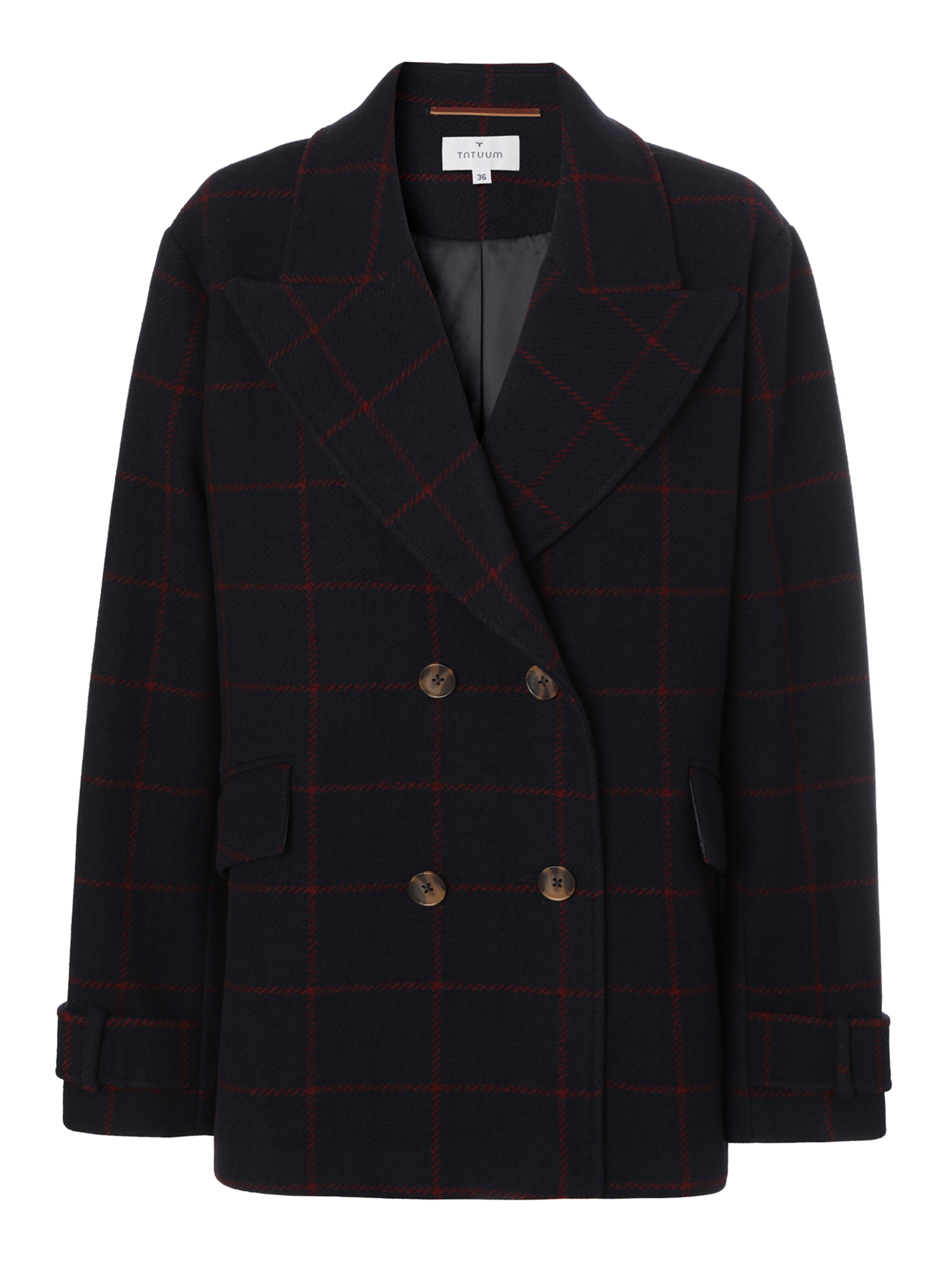 Cappotto di mezza stagione 'Darin' in XS TATUUM di colore navy / rosso scuro, Visualizzazione prodotti
