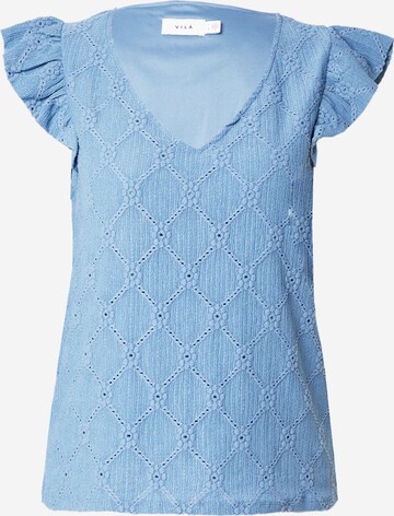Camicia da donna 'VIDELEA' di VILA in blu: frontale