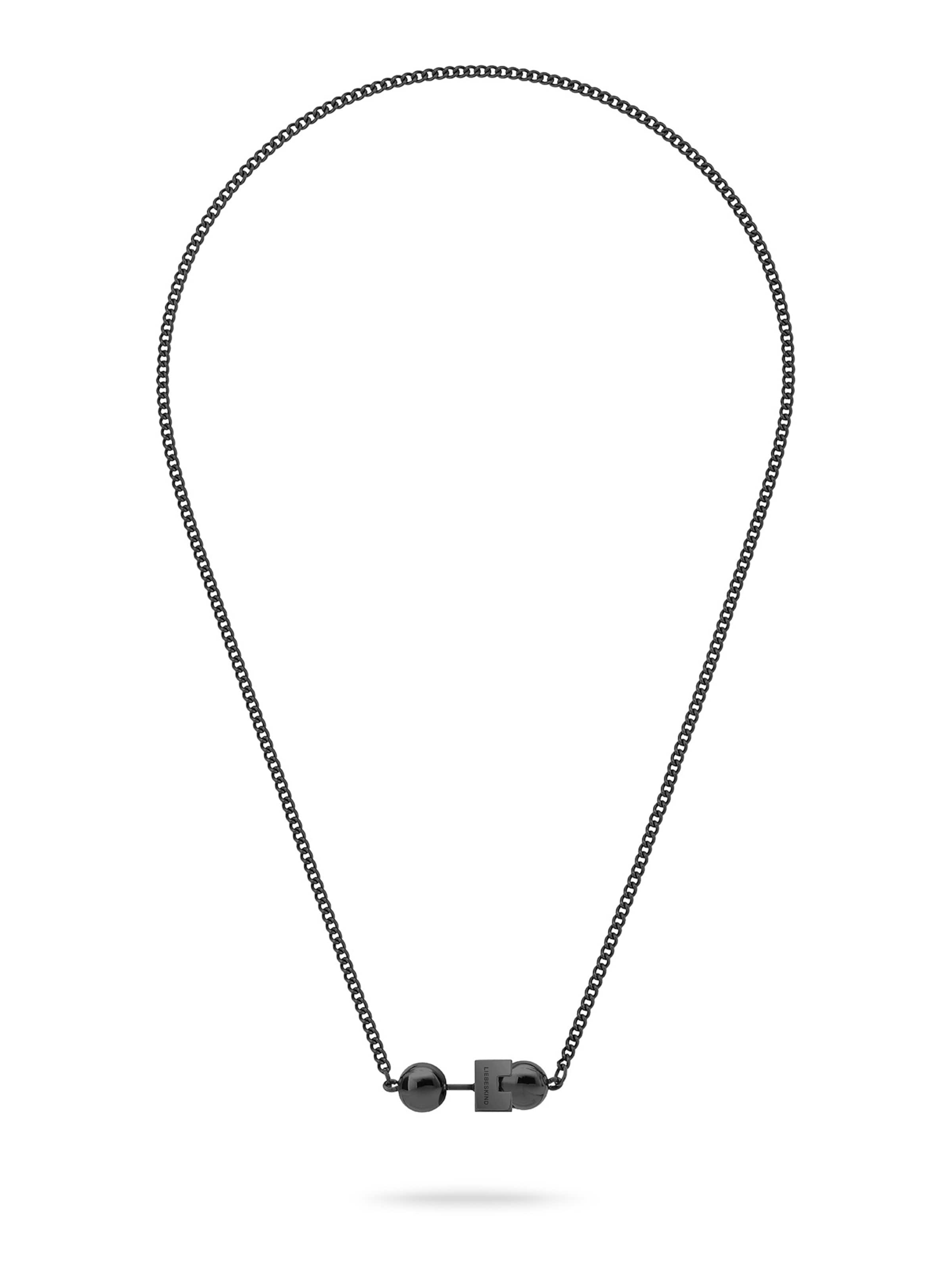 Liebeskind Berlin Necklace in Black: front