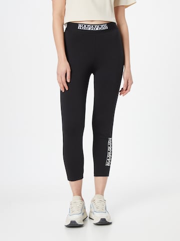 NAPAPIJRI Skinny Leggings i sort: forside