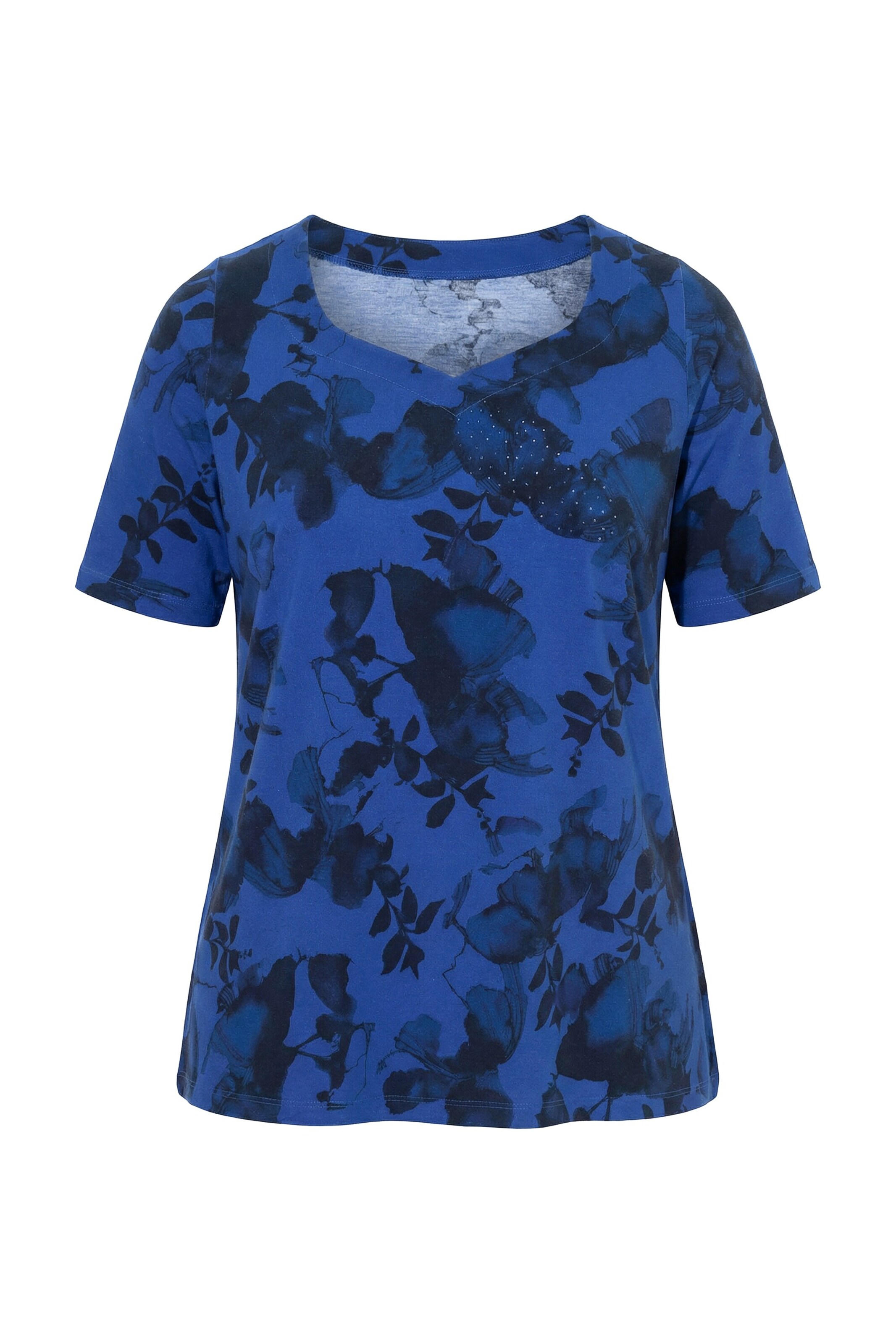 Ulla Popken Shirt in Blau: Vorderseite