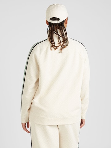 Tommy Hilfiger Curve Zip-Up Hoodie in Beige