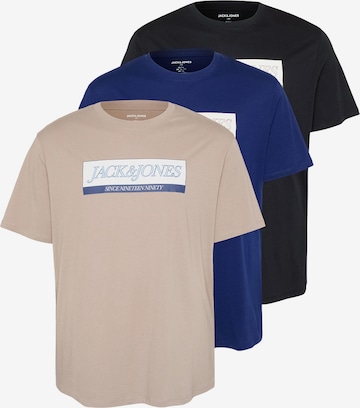 Jack & Jones PlusMajica 'JORINWOOD' - bež boja: prednji dio