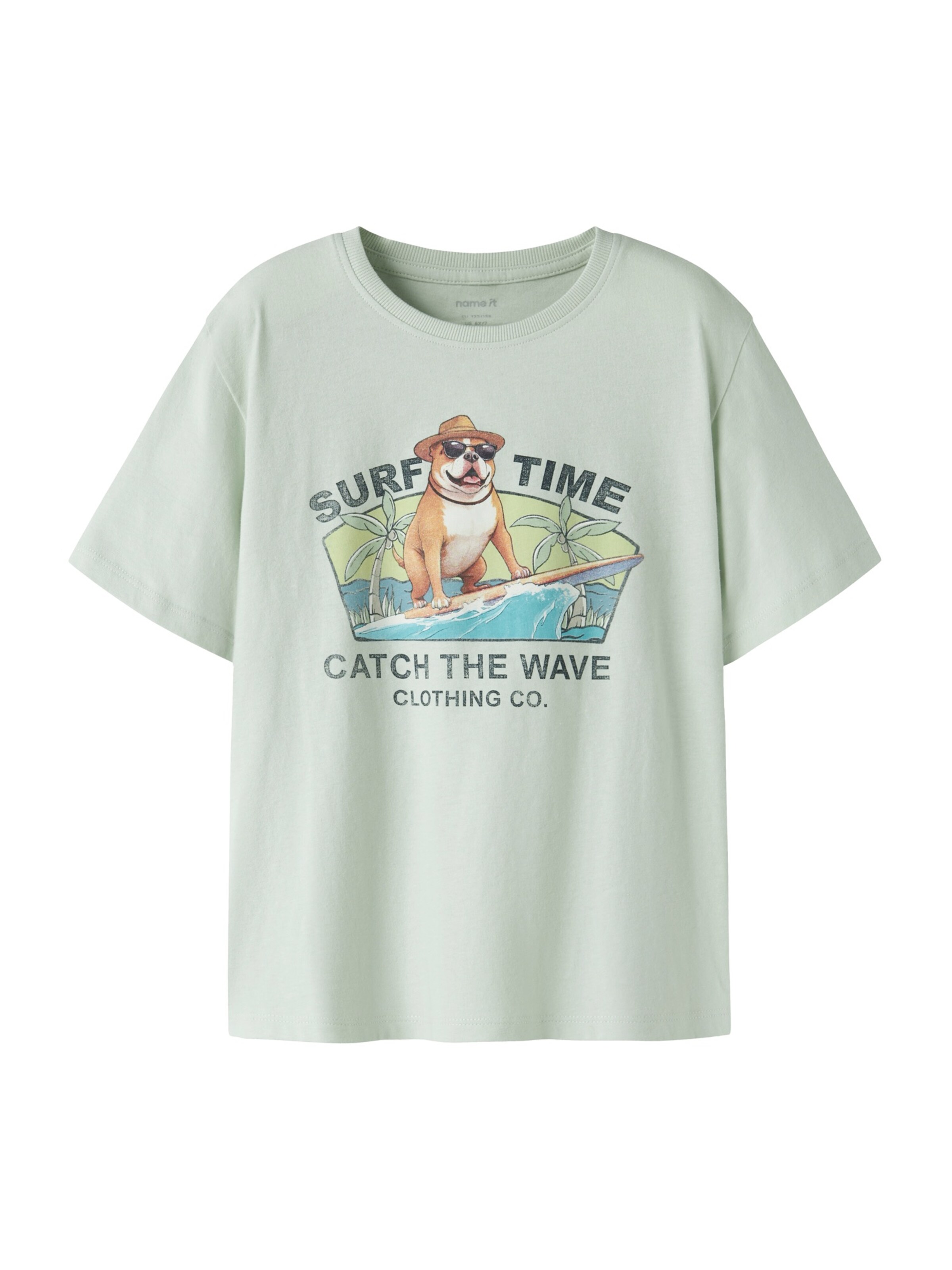 NAME IT Tričko 'NKMJOWI' – zelená: přední strana