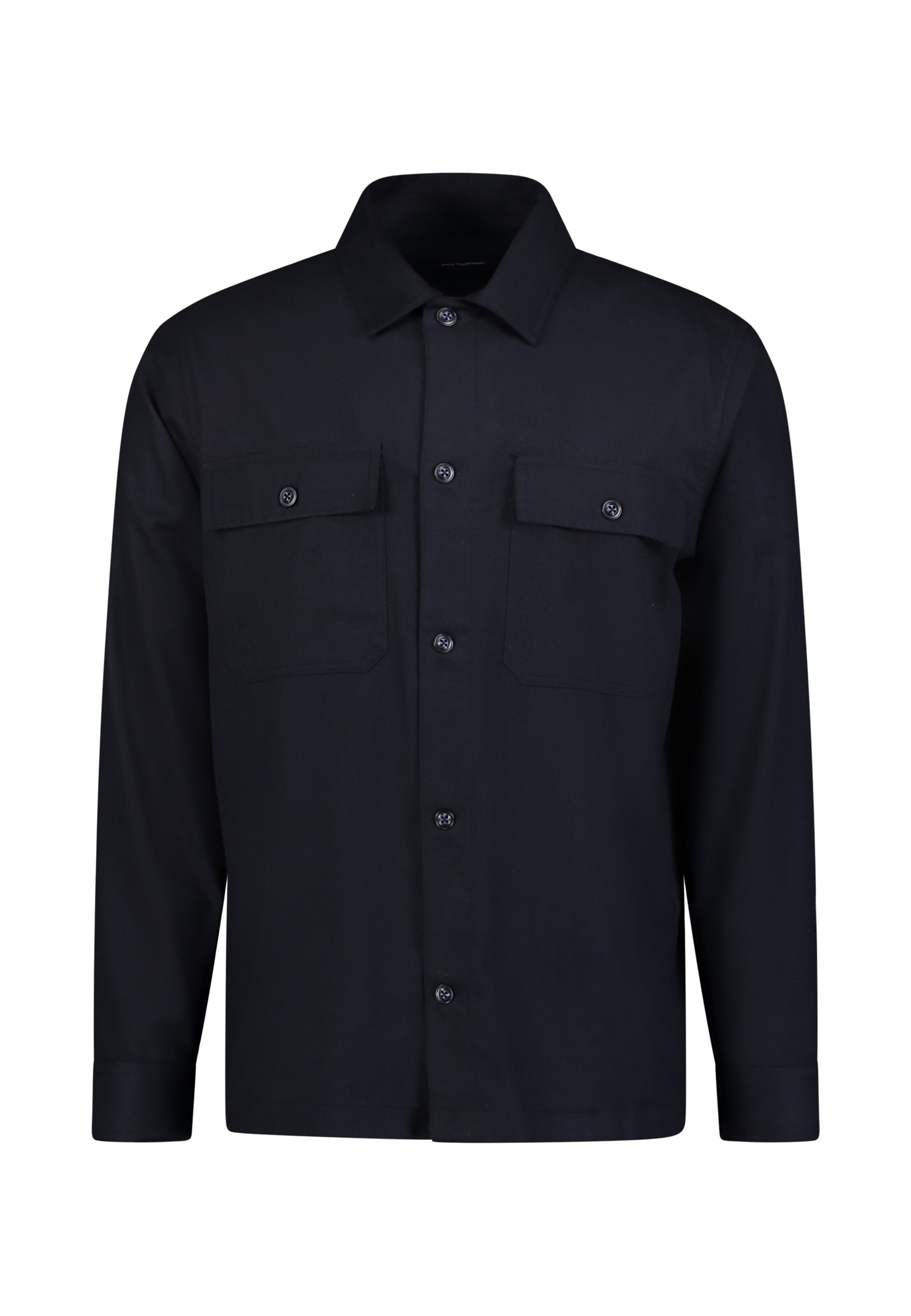 ROY ROBSON Regular Fit Freizeithemd in Blau: Vorderseite