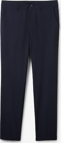 TOM TAILOR Pleated Pants in Blue: front