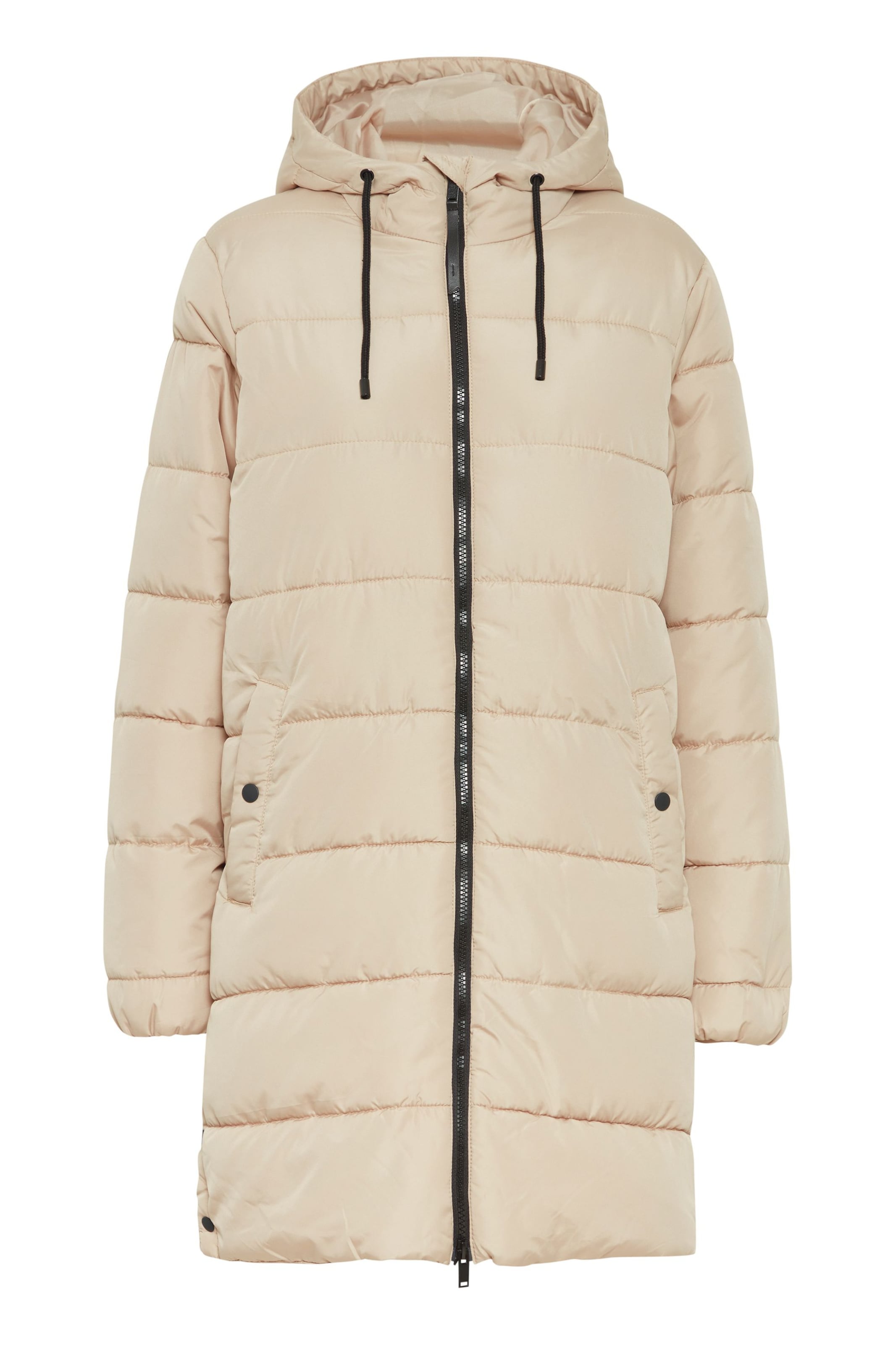 Fransa Winterjas 'Mabelle' in Beige: voorkant