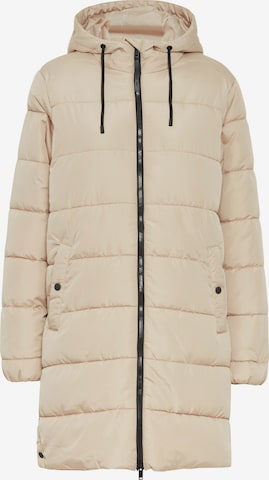 Fransa Winter Jacket 'Mabelle' in Beige: front