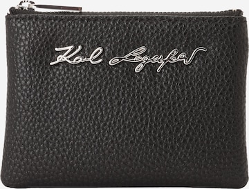 Porte-monnaies Karl Lagerfeld en noir : devant
